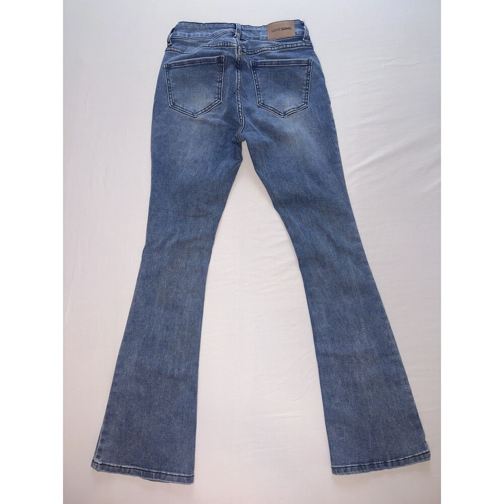 Women’s Light Blue Bootcut Jeans S Size Casual Denim Pants - Picture 2 of 2